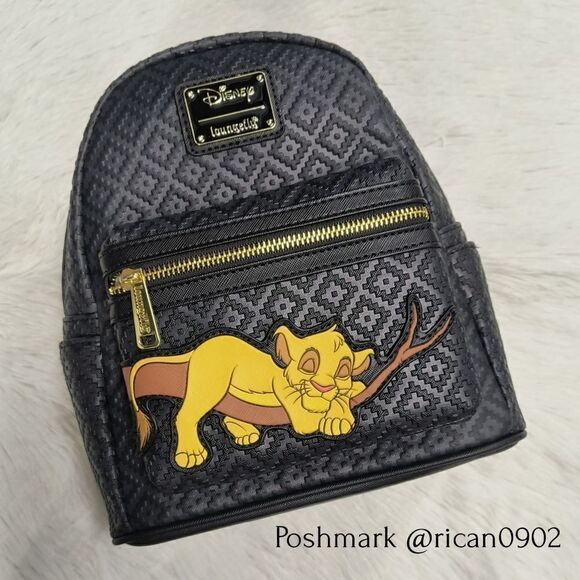 Loungefly Disney The Lion King Sleeping Simba Mini Backpack - Picture 1 of 7